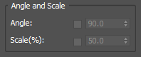 FoldMeshFX Angle and Scale