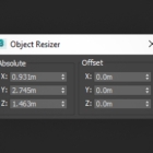 Object Resizer UI