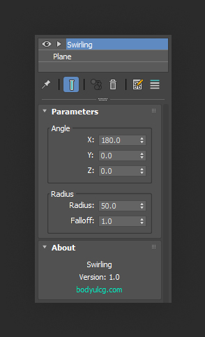 Swirling UI